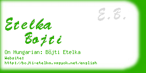 etelka bojti business card
